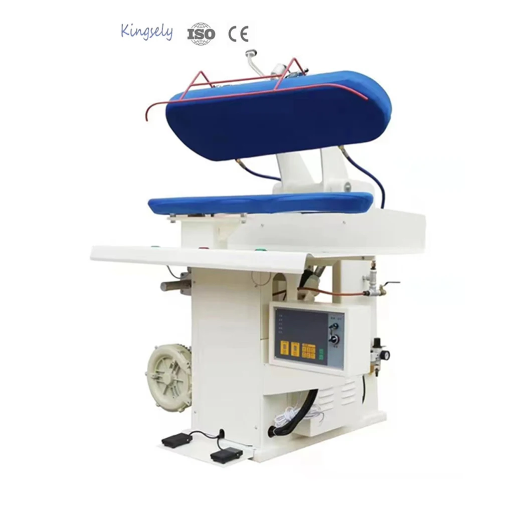 Factory Price Commercial Dry Cleaning Clip Ironing Press Machine Ironing and Folding Clothes Machine for Garment Factories