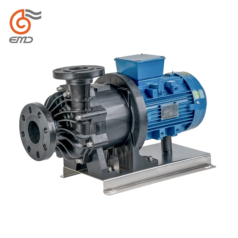 large flow 1350L/min chemical magnetic pump corrosion acid and alkali resistant circulating centrifugal water pump