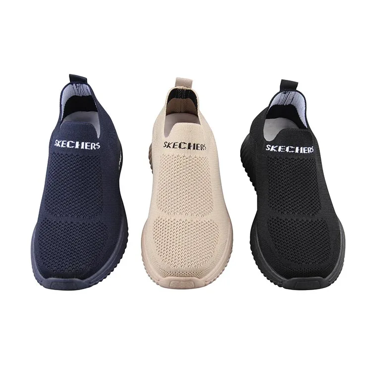 Фабричные тканые мужские повседневные туфли, носки, ленивые туфли, трендовая Спортивная сетчатая прогулочная стильная мягкая дышащая обувь для мужчин