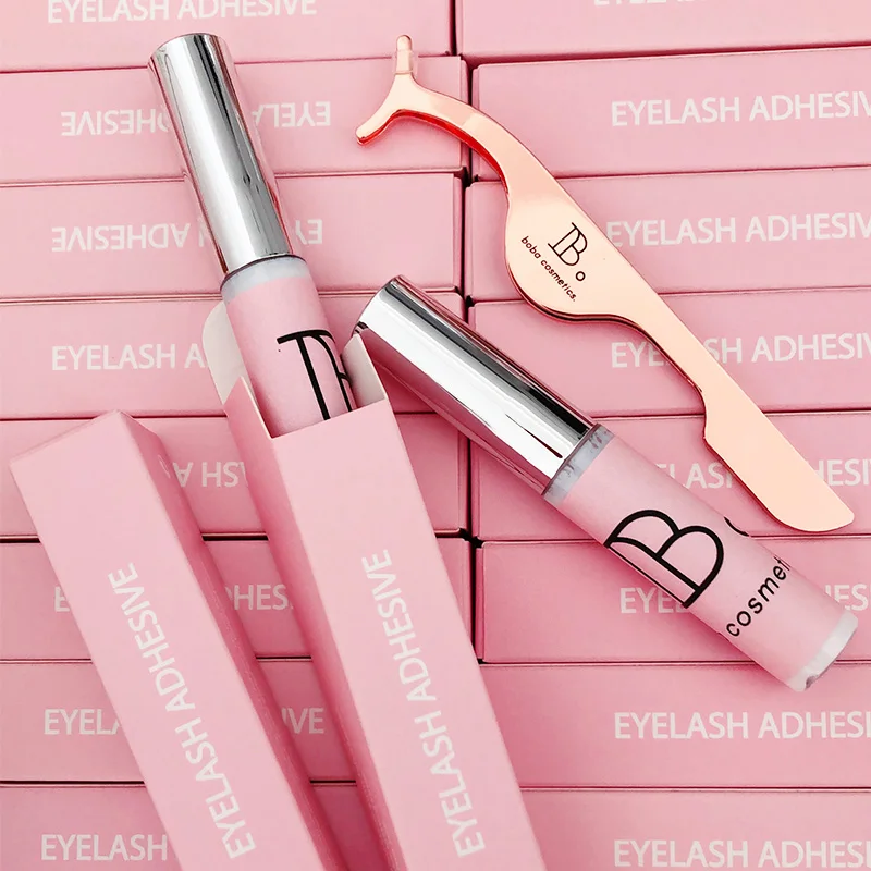 OEM High quality mink eyelash strips lash glue korea eyelash glue waterproof