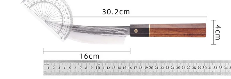 Японский набор кухонных ножей Santoku Messer 5Cr15Mov