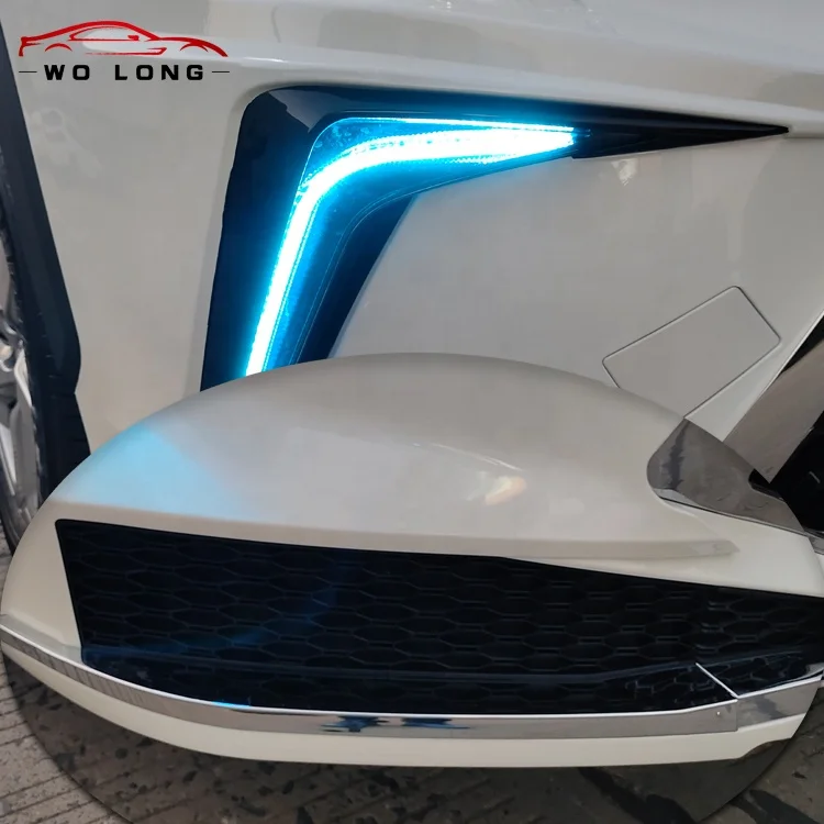 Suitable For Toyota RAV4 2019 2020 2021 refit upgrad For Lexus GX wide body kit Front Rear Bumper Side skirt tail throat Grille