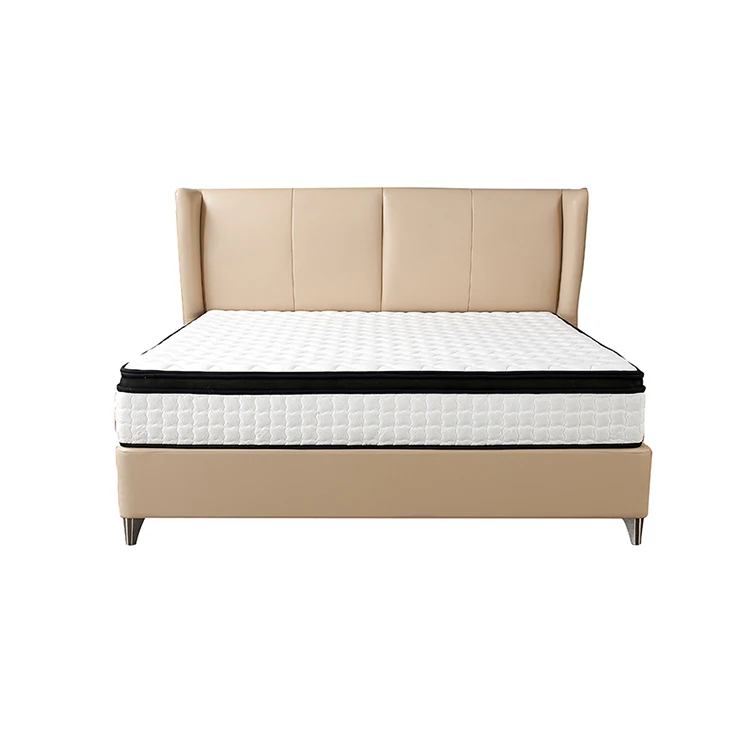 Airland Online Shop Hot Selling Luxury Double Frame King Size Bed Wood