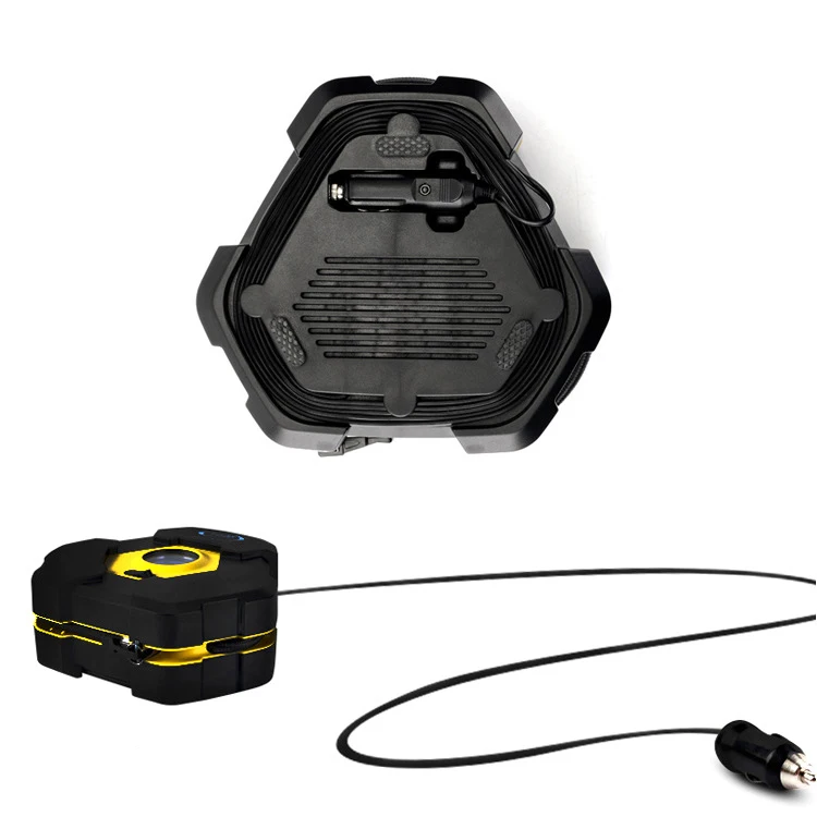 Double cylinder 12v Portable Automobile Multifunctional Lighted Portable Car Wheel Air Pump Car Tire Air Pump Air Car