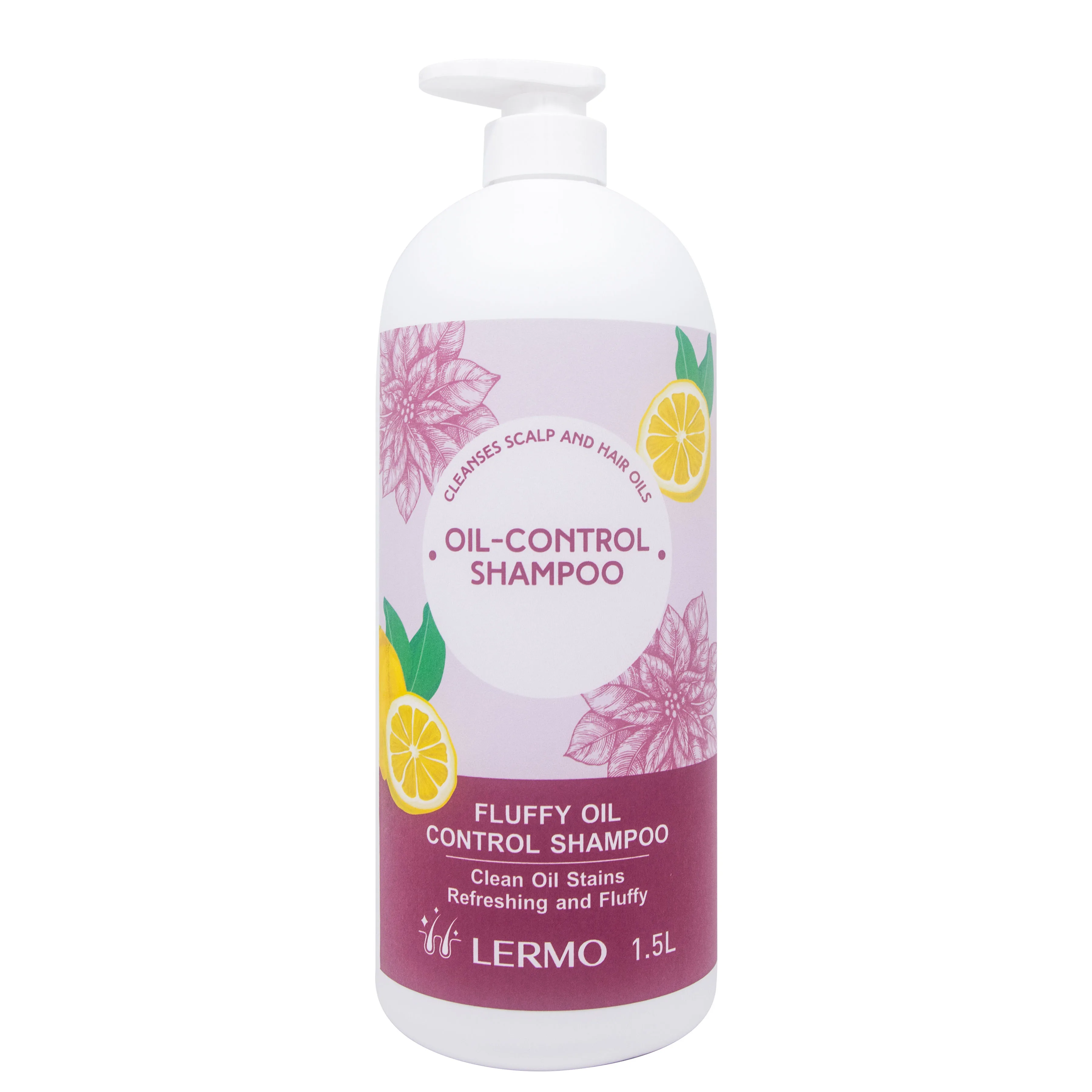 LERMO Private label smooth and shiny  shampoo moist and fluffy Shampoo cleansing and  oil control shampoo for home use