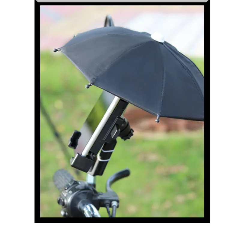 ECS-501  Portable Outdoor Waterproof Phone Protective Umbrella Mini Sunshade bike Umbrella for phone