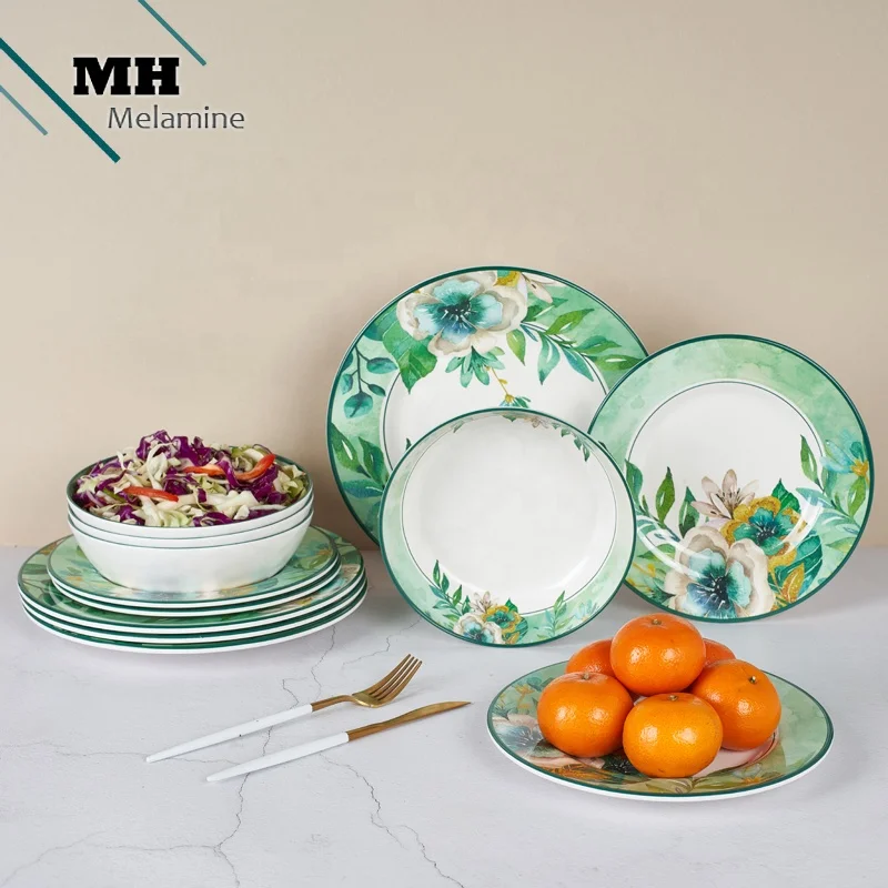 12 шт./комплект меламиновые столовые