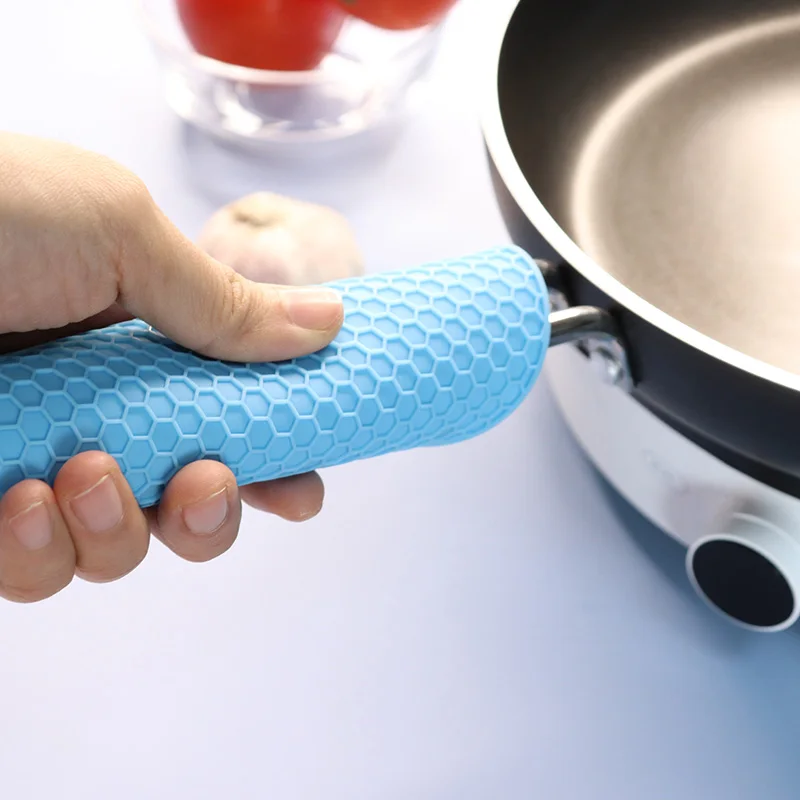 High Quality Heat Resistant Round Pot Holder Honeycomb Silicone Mat Silicone Hot Plate Mat