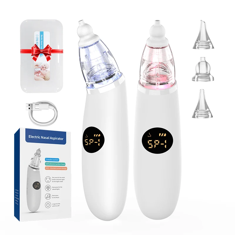Food grade electric safe hygienic Home Care vacuum nose cleaner baby nasal aspirator