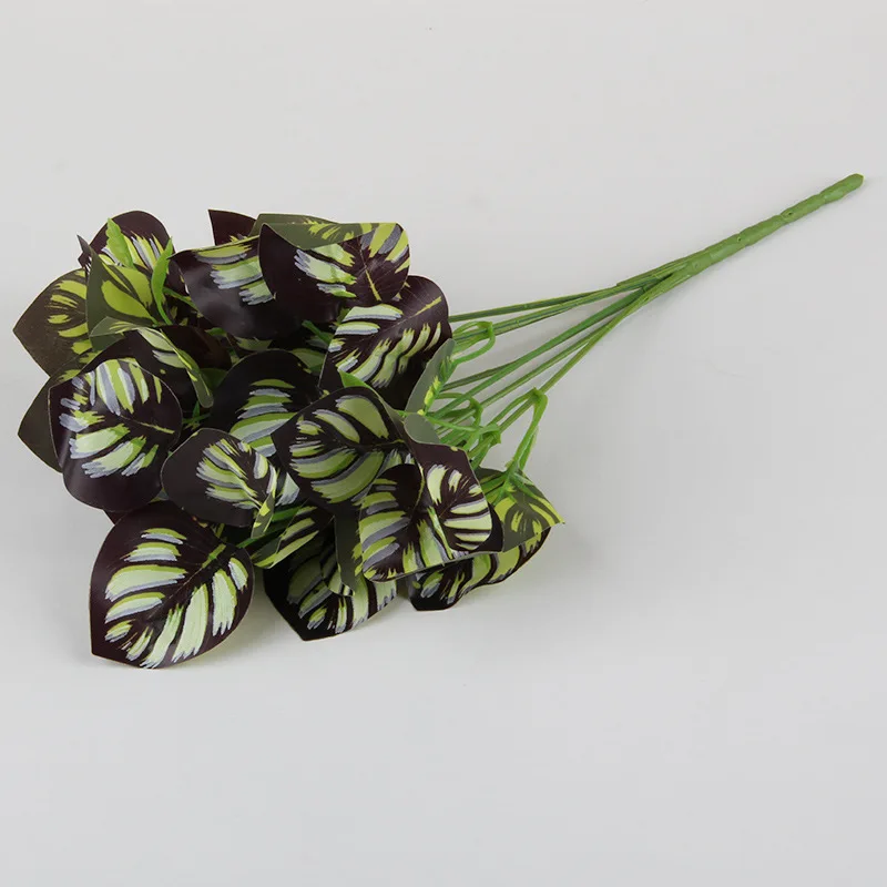 Artificial Plant Home Decoration Calathea leaves Artificial Plants and Flowers Bonsai Artificial Greenery