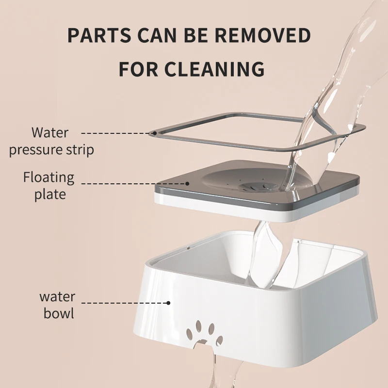 ELS PET Suppliers Manufacture customize Pet water Feeding bowl dog drinking bowl ABS Pet bowls