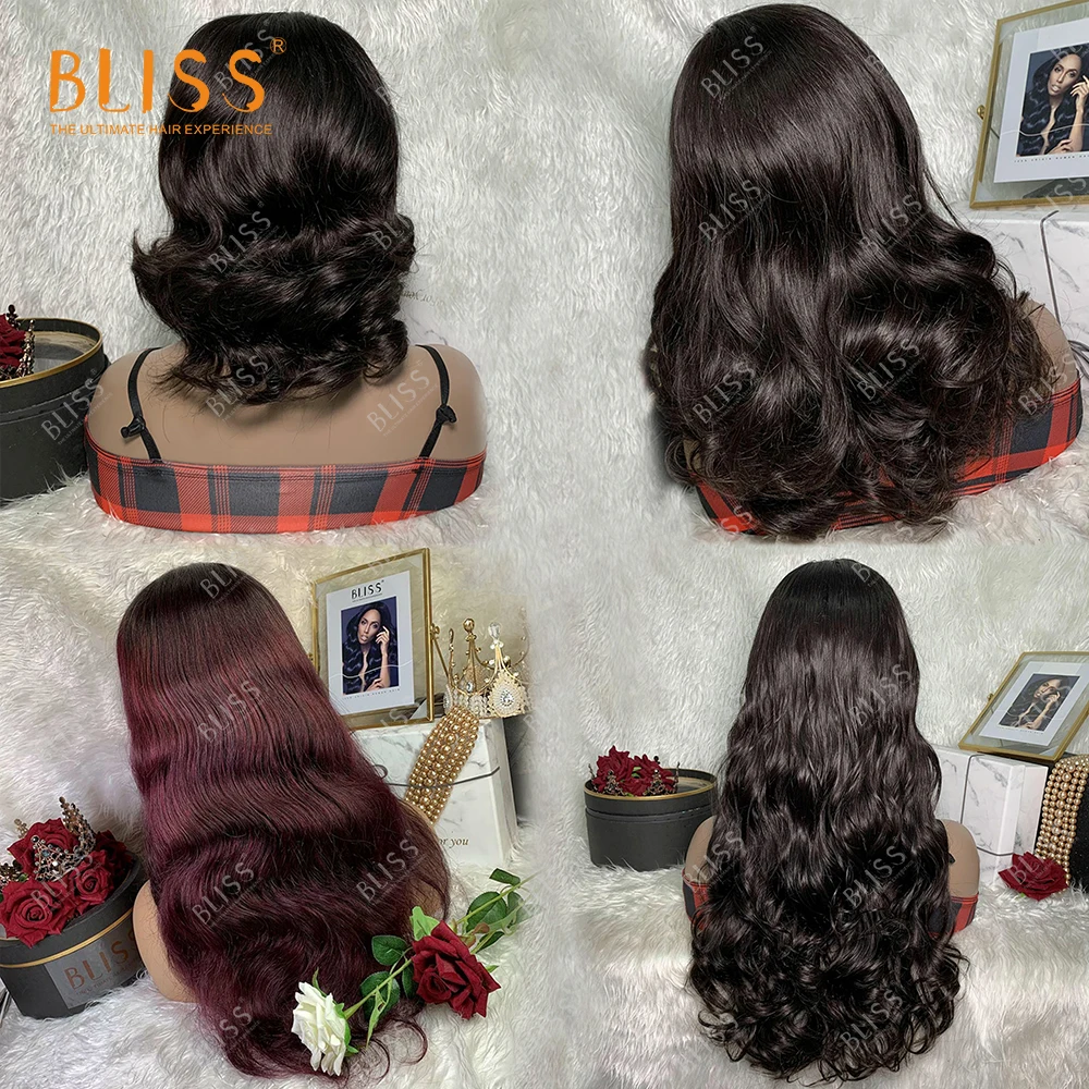 Bliss 4x4 Lace Closure Body Wave Wigs Wholesale Brazilian Human Hair Lace Frontal Body Wave Wigs Lace Front Wigs For Black Women
