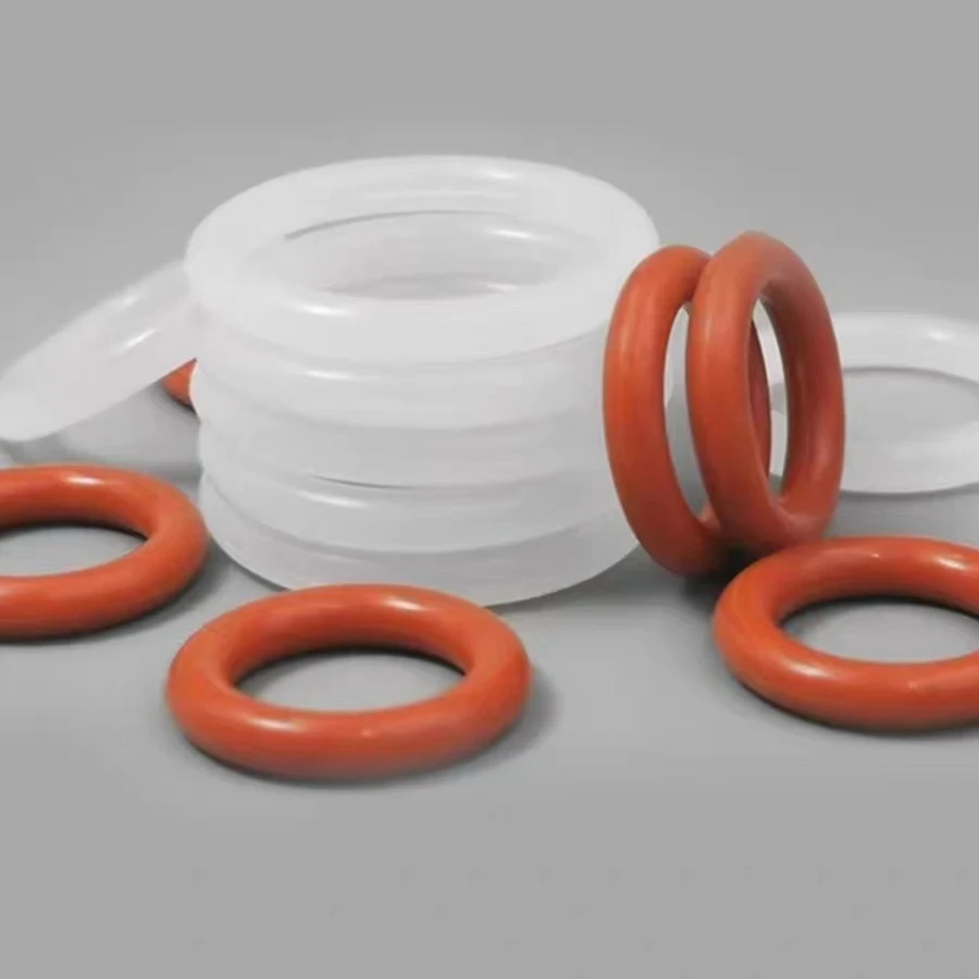 Customized silicone O-type annular food grade transparent silicone ring