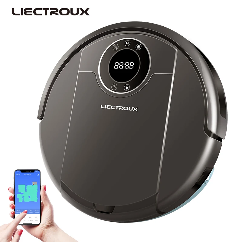 Робот-пылесос LIECTROUX zk808 автоматический для уборки дома умная уборка тонкие ковры Мощное