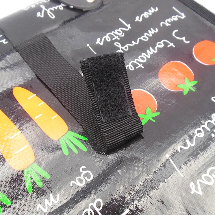 2020 Wholesale Woven Foldable Bag Trolley Bags wheeled Shopping Bags