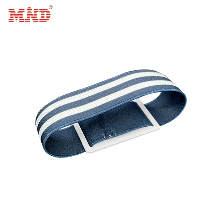 Custom High Quality NTAG 215 Elastic Woven Wristband Adult Child Bracelet Wristbands for Events Sports Party