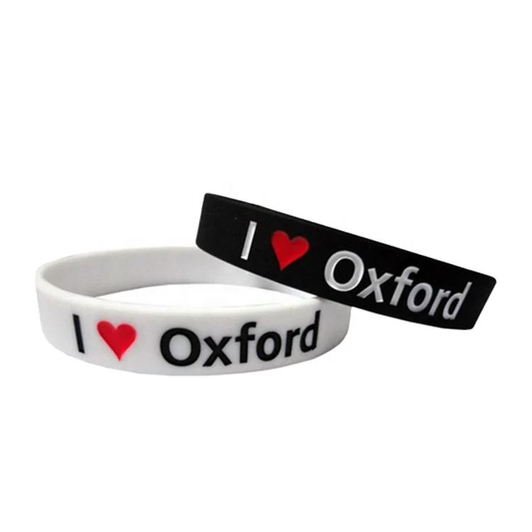 Custom Logo Silicone Wristband Rubber Wrist Bands