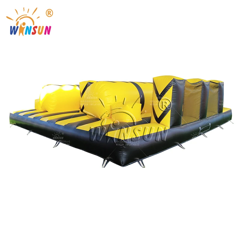 WINSUN double-barrelled Inflatable party rental rent organization obstacle dual race outdoor event playground for Kids Party