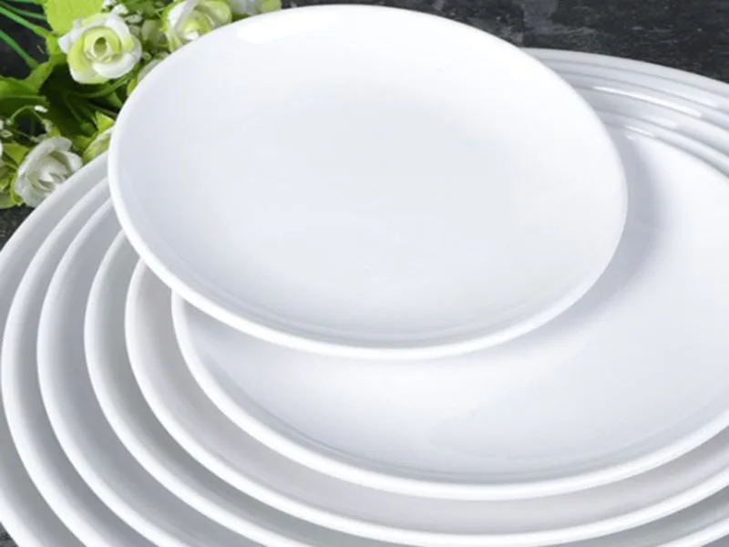 Wholesale Melamine Plates Tableware Dishes Plastic Melamine Plate 6/7/8/9/10/11/12 Inch