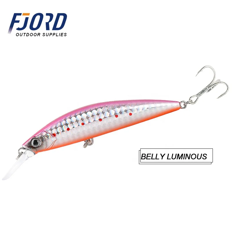 FJORD Hot Sale 29g Minnow Sinking Artificial Bait Fishing Minnow Bass Lures for Saltwater