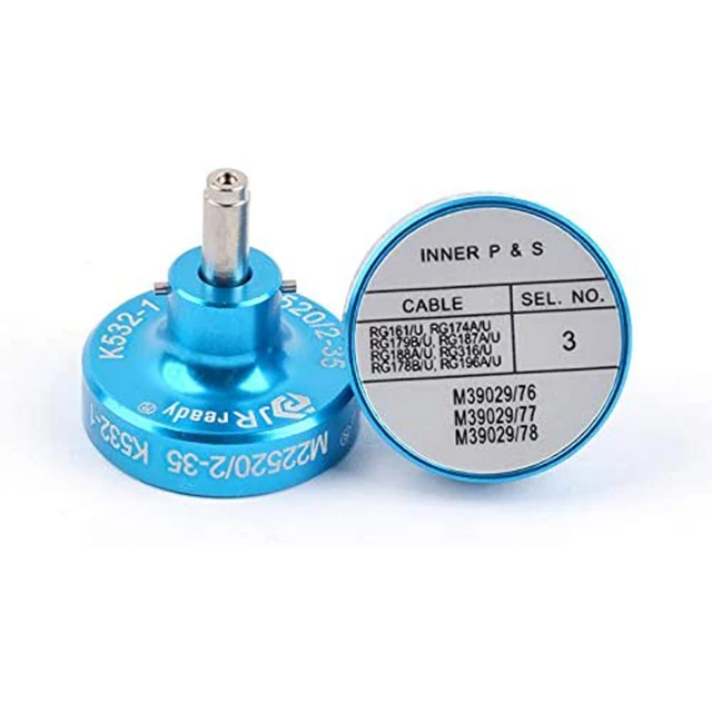 K532-1Positioner For CrimperYJQ-W1A for Contacts M38999 Series 1,2,3& 4 M39029/76-PIN,77-SKT,78-SKT CONTACT MIL-DTL-24308