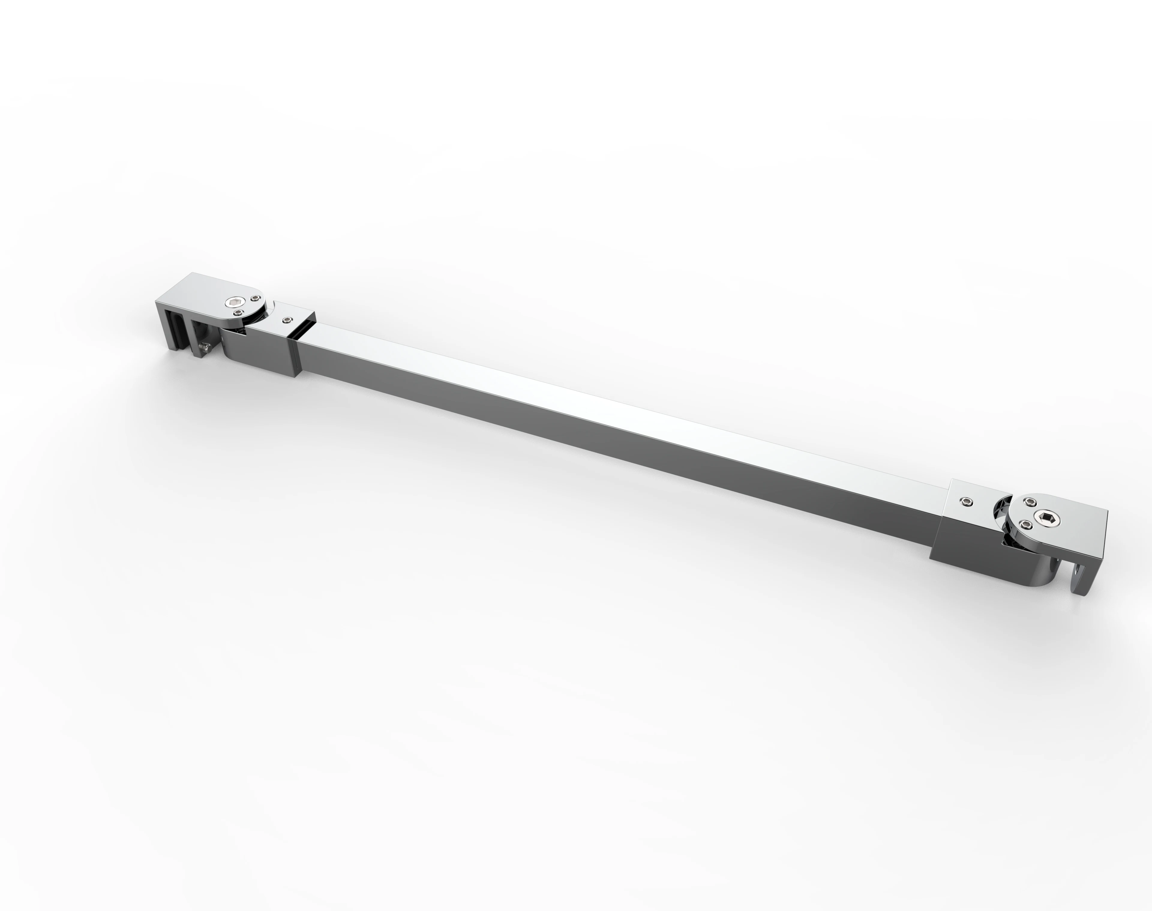 Ванная комната Душ Натяжной стержень 30 см Серебряный стержень для душа