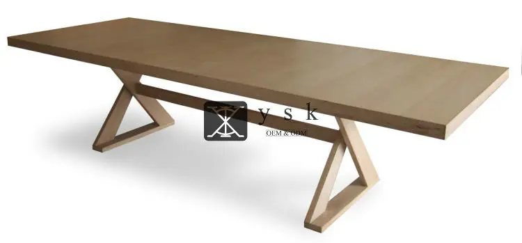 
DT-063 Round Shape Dining Table Hotel Wood Furniture 