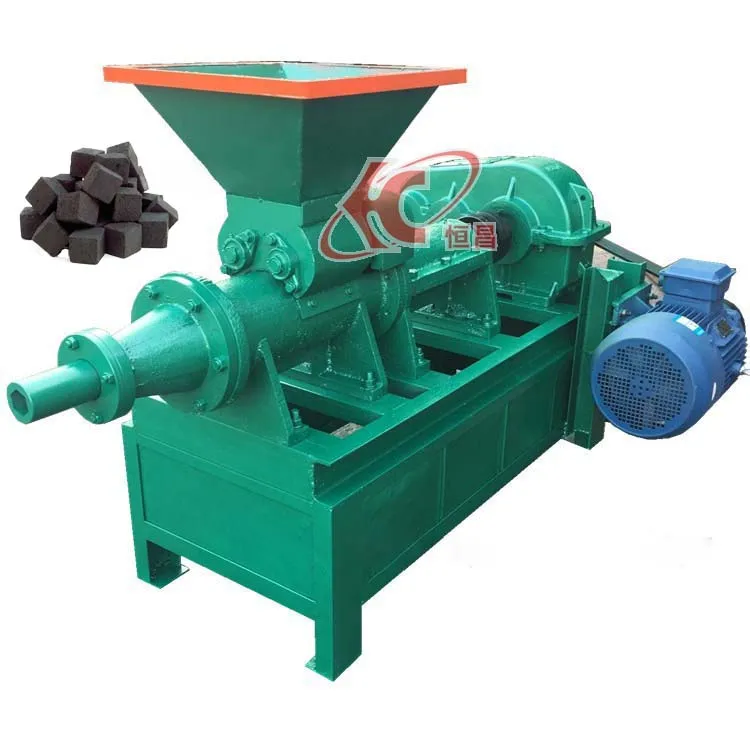140 160 180 Type Screw Automatic Briquette Making Machine Cube Charcoal Extruder