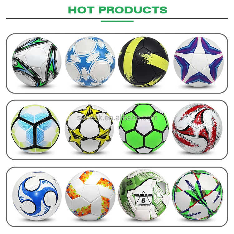 PU PVC leather new design rubber butyl bladder machine sewn select smart cheap soccer ball in in bulk Voetbal
