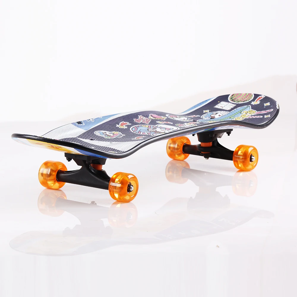 Complete Plastic 28inch Mini Skateboard Skate Board for Child Kids Boys