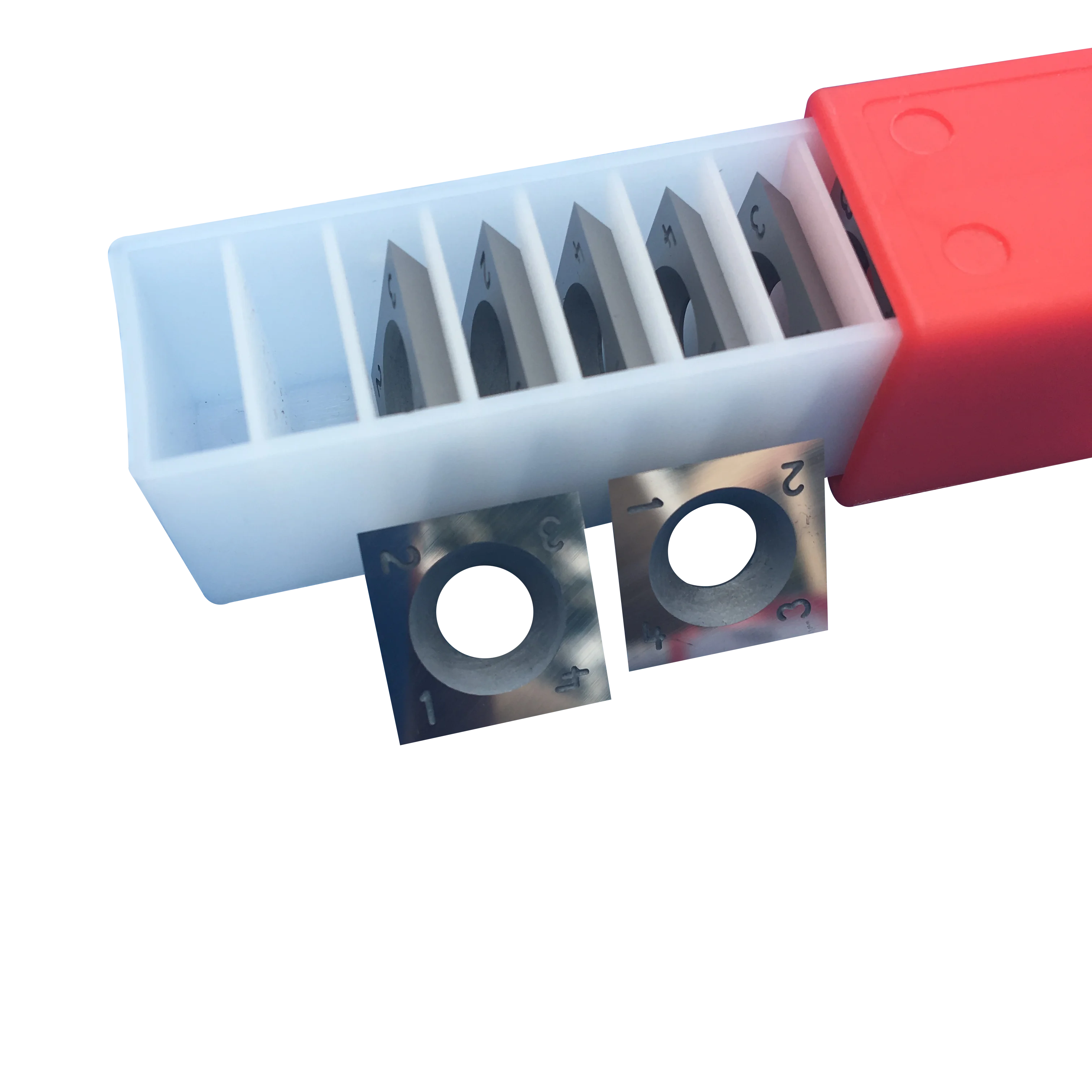 Tungsten carbide solid carbide insert blade turnover knife for spiral cutter head