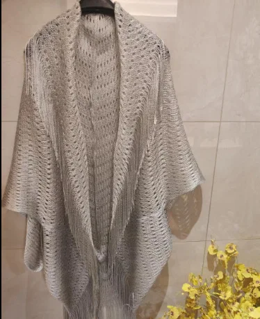 Wedding And Party Women Cardigan Shawl Metallic Shimmer Evening Dress Shawls