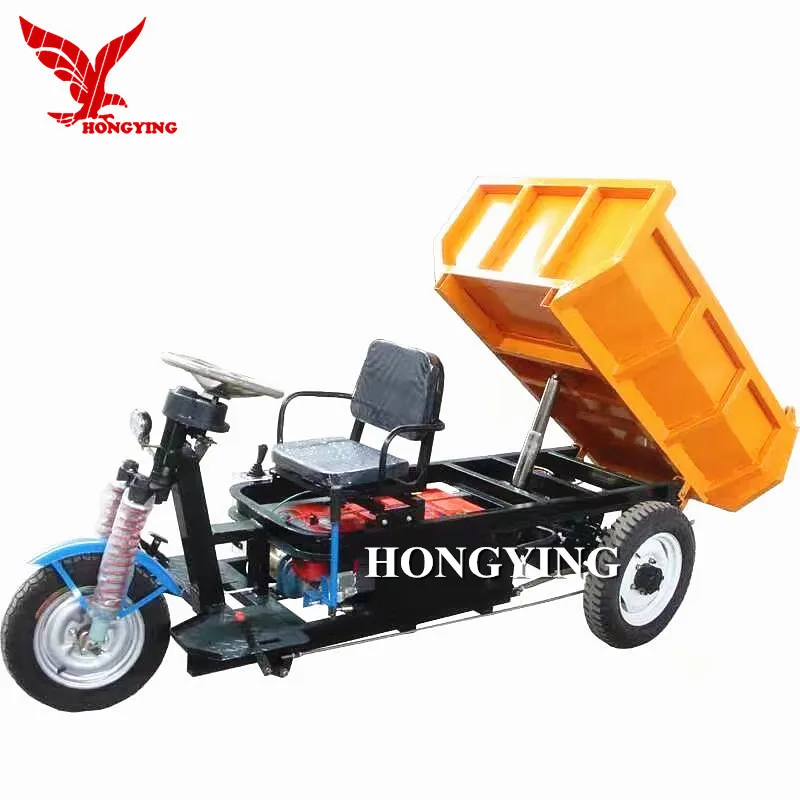 Heavy loading capacity 2 ton electric dumper cargo electric trikes electric cargo dump pedicab price