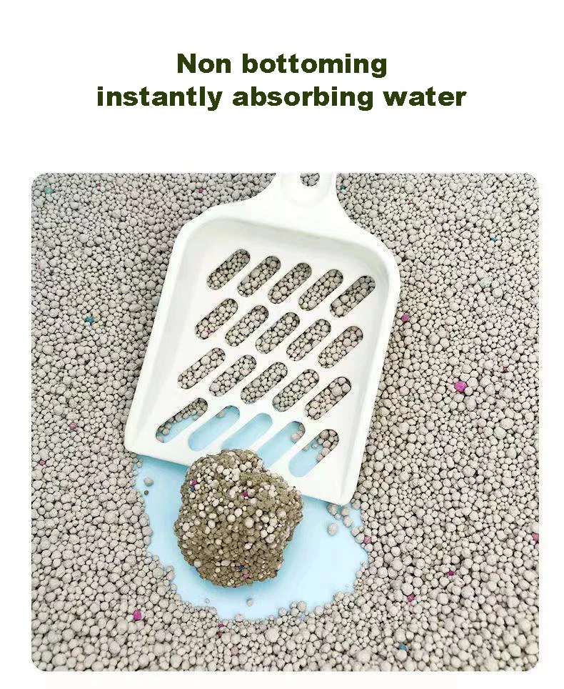 Direct Sale Production Line Cat Sand 10L Fine Bentonite Cat Litter Silica Gel Cat Litter Cyrstal