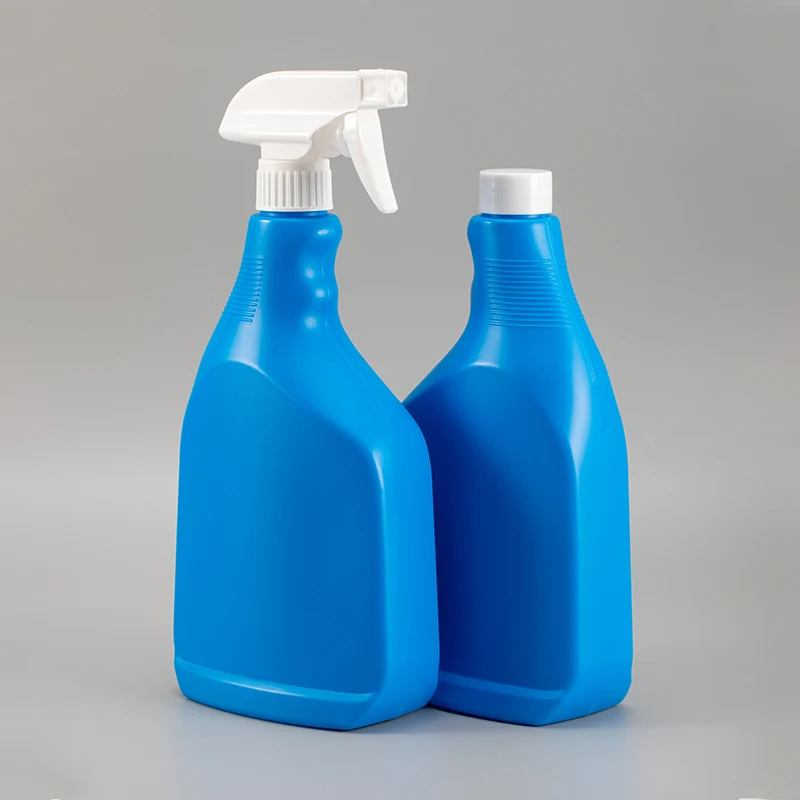 1000ml car kitchen cleaner packaging container watering flower spray can with nozzle plastic spray bottle