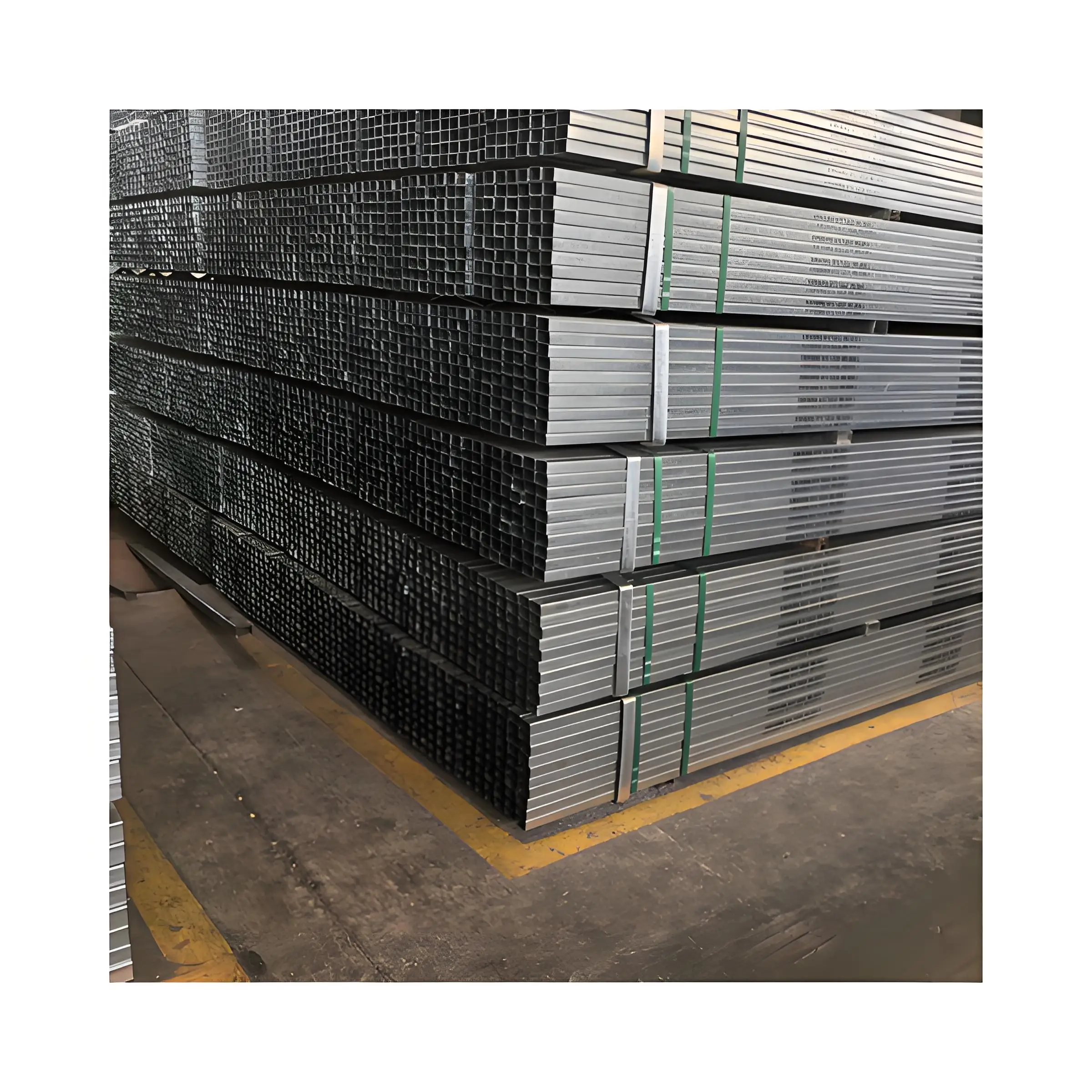 Professional  Factory High Quality Galvanised Quare Steel Pipe Sizes and Type customized for vegetable fruit Green house