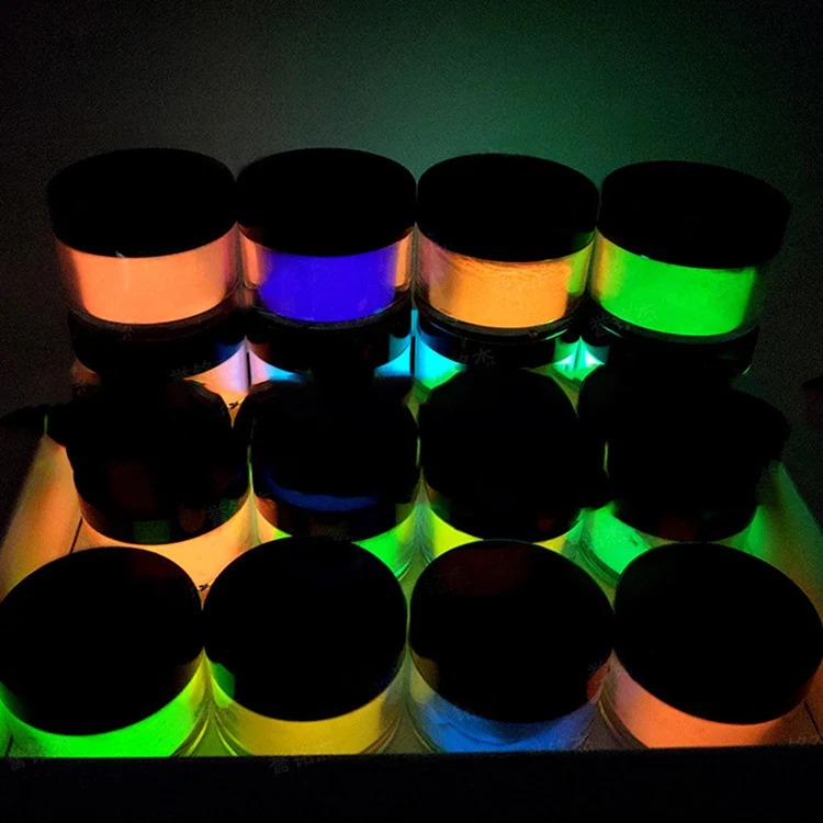 Effect Pigment Supplier Wholesale Acrylic Powder Color Glow-in-the-Dark Thermochromic Epoxy Resin Glow Pigment