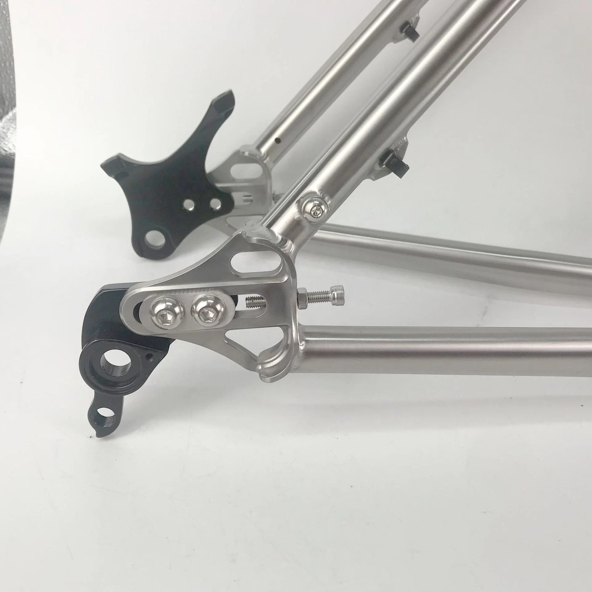  Sand balst logo 650b + титановая подвеска рамы для горного велосипеда mtb 27.5er подходят 3 0 толстых