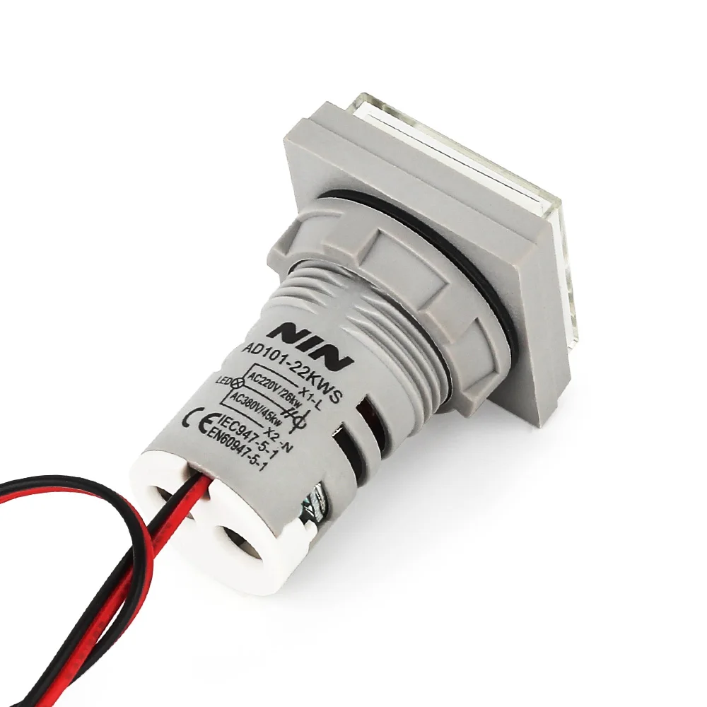 22mm white indicator power meter