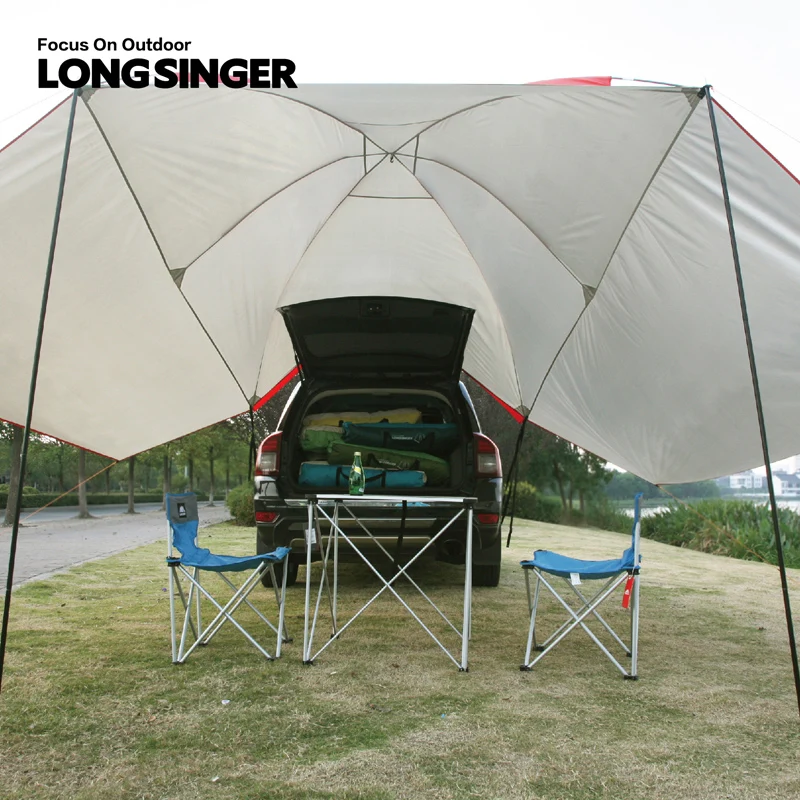 Cheap Double Layer UV Protection Outdoor Sun Shelter Awning Car Tent