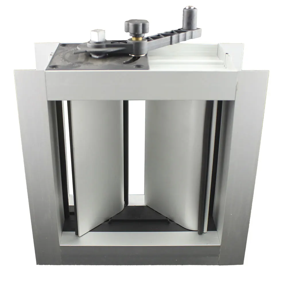 Air conditioner air supply opposed blade damper air diffuser