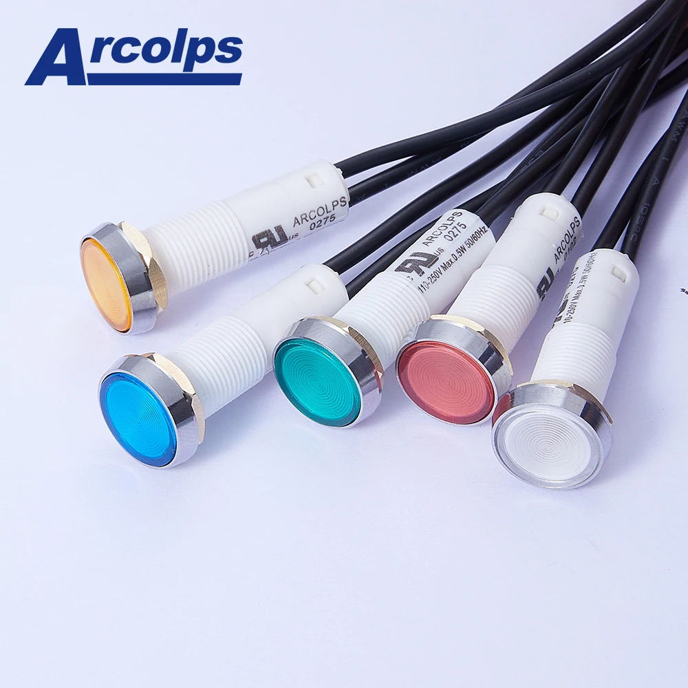 10mm panel cut-out  High temperature and waterproof indicator light