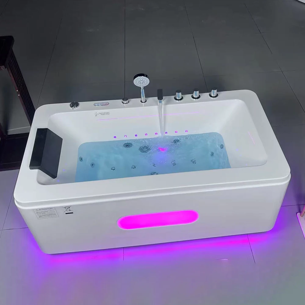 Icegalax Led свет ванна 2 человек японский секс замачивания акриловые ванны гидромассажные для продажи