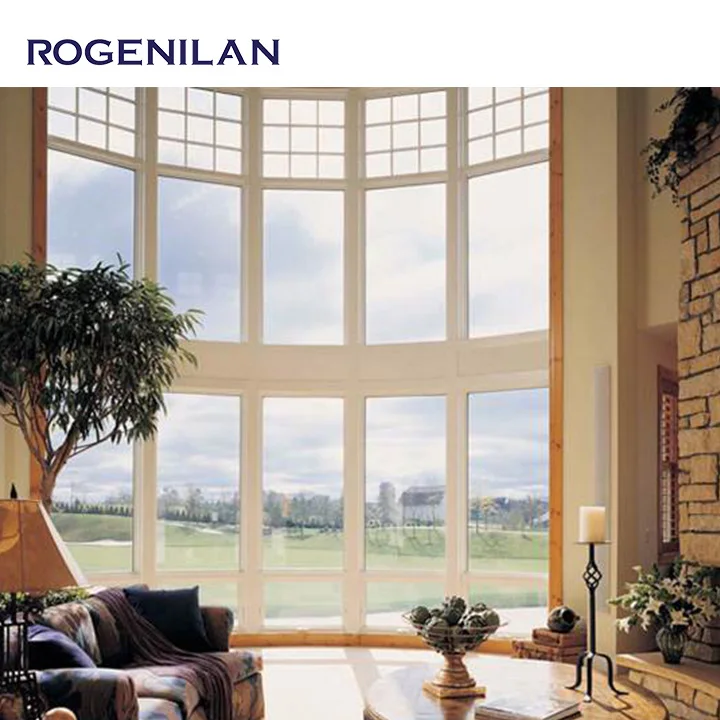 Resistance Double Glazed Tempered Glass Windows Design Garden Aluminum Bay Window Picture Windows For House Bay And Bow Windows