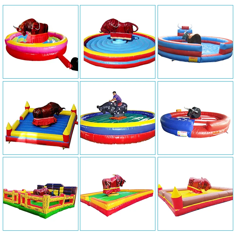 Best Sale Amusement Park Rides Inflatable Rodeo Mechanical Bull Ride for Sale Tourist Attraction