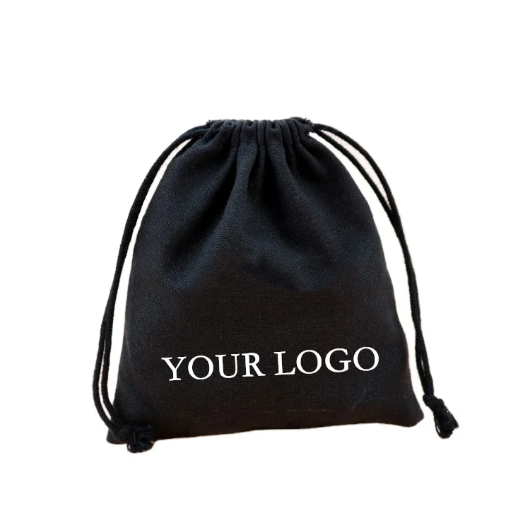 Reusable Eco Cotton Drawstring Shopping Bag Flower Print Women Men Travel Shopper Grocery Tote Storage Bags Gift Pouch