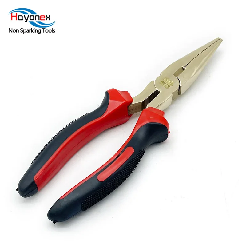High Quality Safety Tools Explosion Proof Needle Nose Pliers Aluminum Bronze Non sparking tools strong pliers