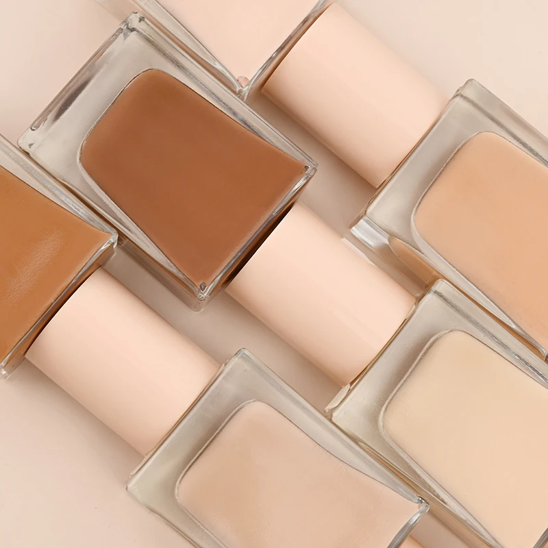Hydrating Liquid BB Cream Face Powder Foundation Female Makeup Foundation for Black Women Foundation Makeup Waterproof and Matte