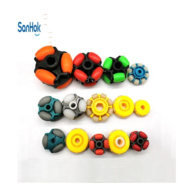 Factory Price Low Friction Customized 20 Load Bearing 2LH-40 Nylon Plastic 2 Ways Omni Track Wheel Conveyor Roller