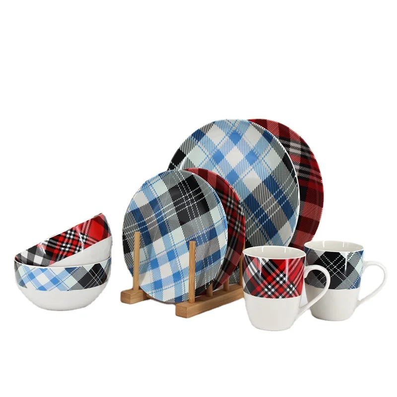 Custom design of wholesale price white dinnerware set luxury plates sets dinnerware